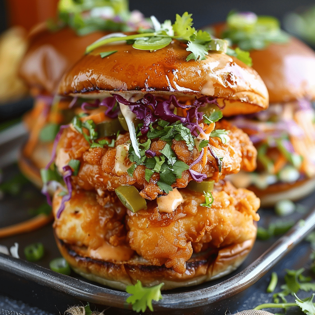 Bang Bang Chicken Sliders 