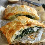 Cheese and Spinach Stuffed Pastry