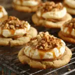 Cheesecake-Stuffed Caramel Apple Cookies