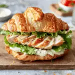 Chicken Caesar Croissant Sandwich