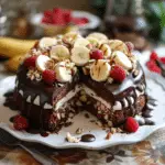 Chocolate Banana Split Cake