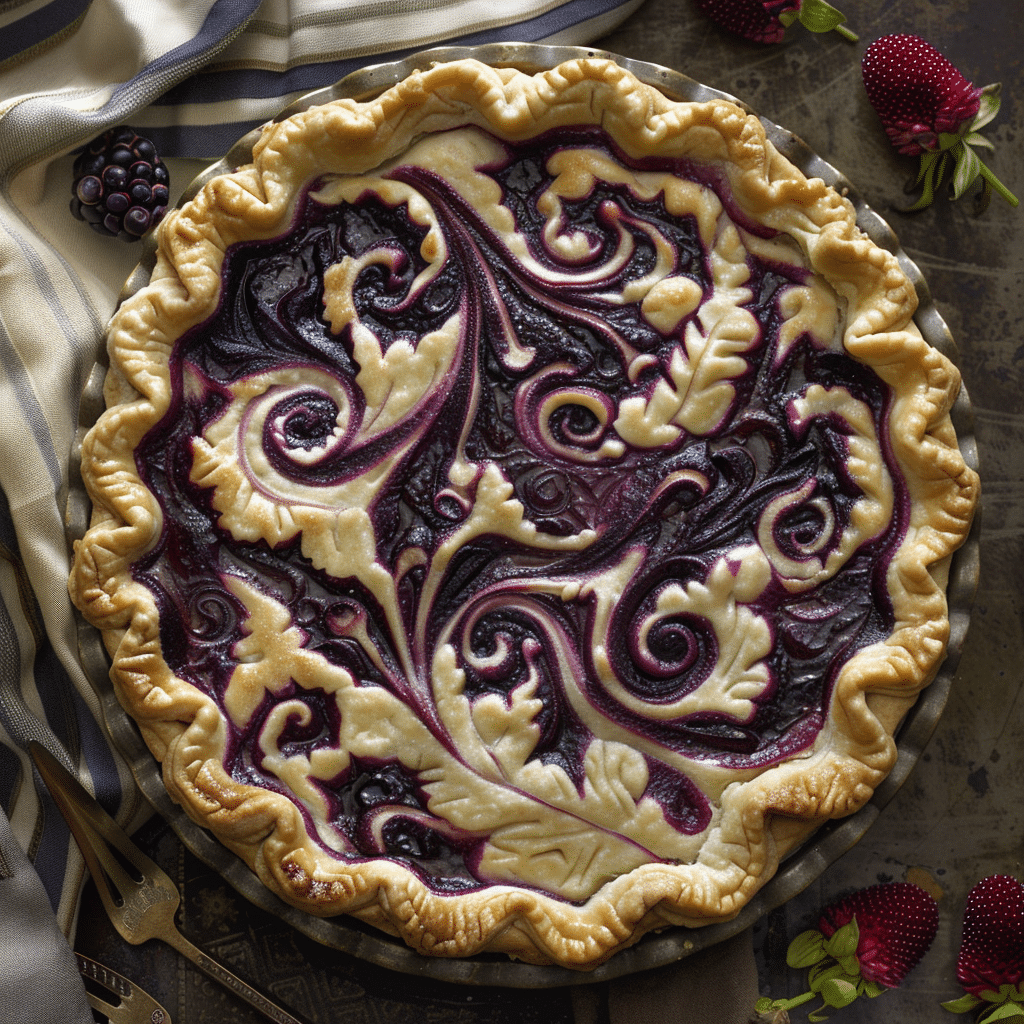 Easter Swirl Pie