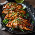 Honey Garlic Glazed Salmon Recipe