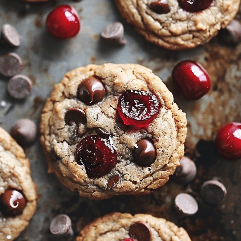 Maraschino Cherry Chocolate Chip Cookies – Easy Recipe