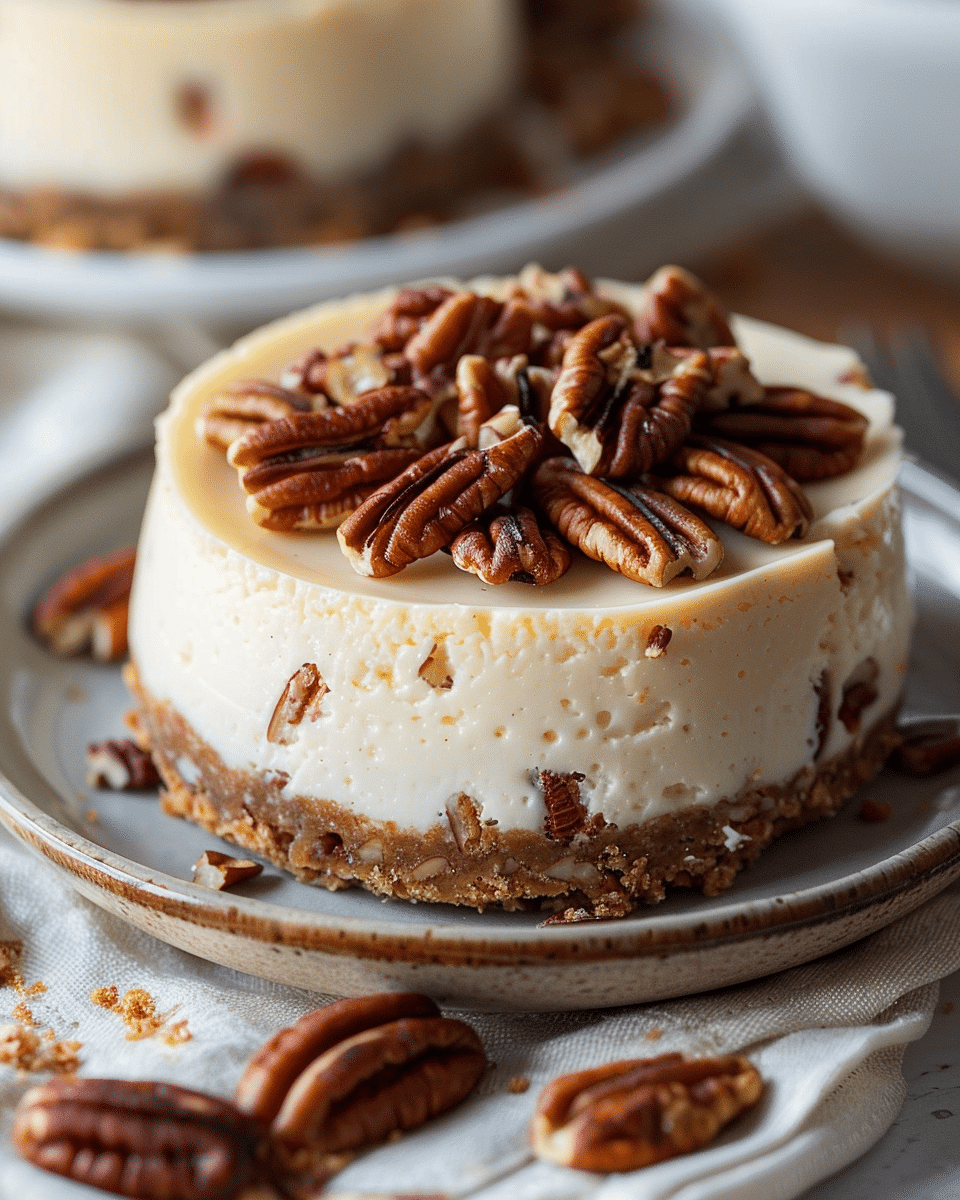 Mini Pecan Pie Cheesecake