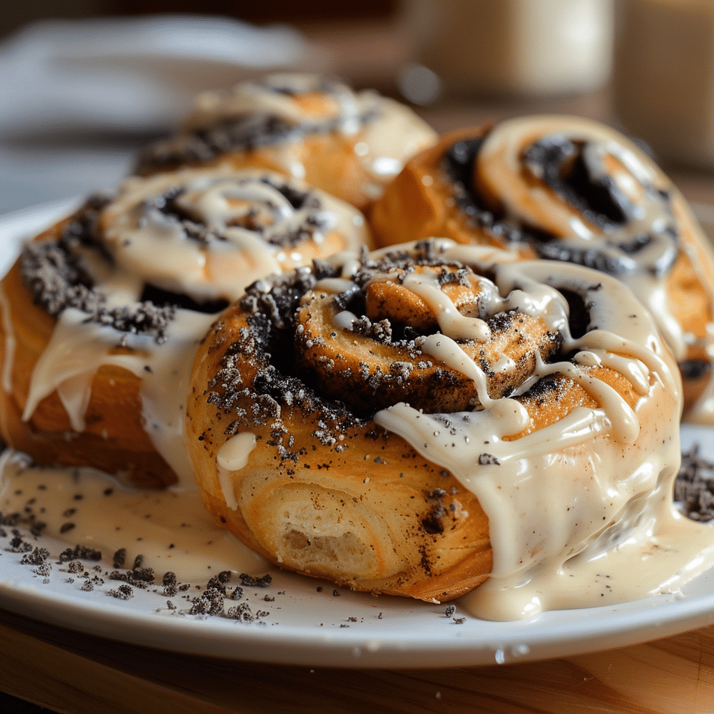 Oreo Stuffed Cinnamon Rolls