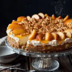 Peach Cobbler Cheesecake Fruit Salad