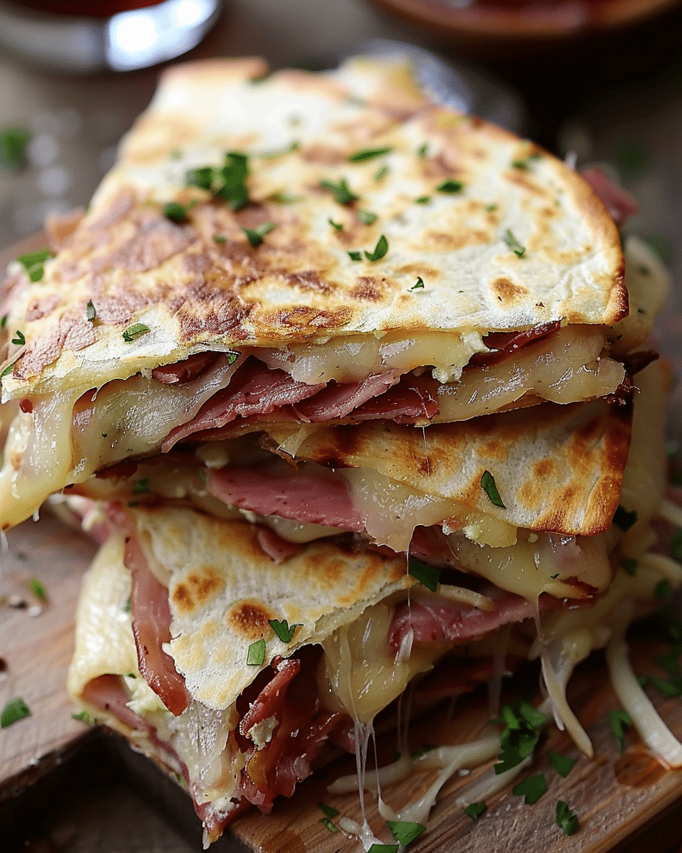 Reuben Quesadillas