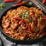 Quick & Sassy Honey Garlic Chicken Lo Mein