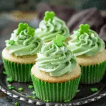 Simple Shamrock Cupcakes