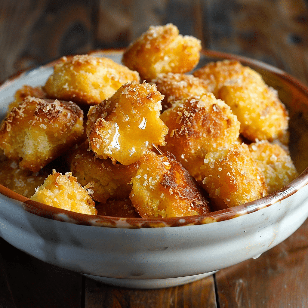 Southern-Style Honey Butter Cornbread Poppers