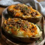 Twice-Baked Shepherd’s Pie Potatoes