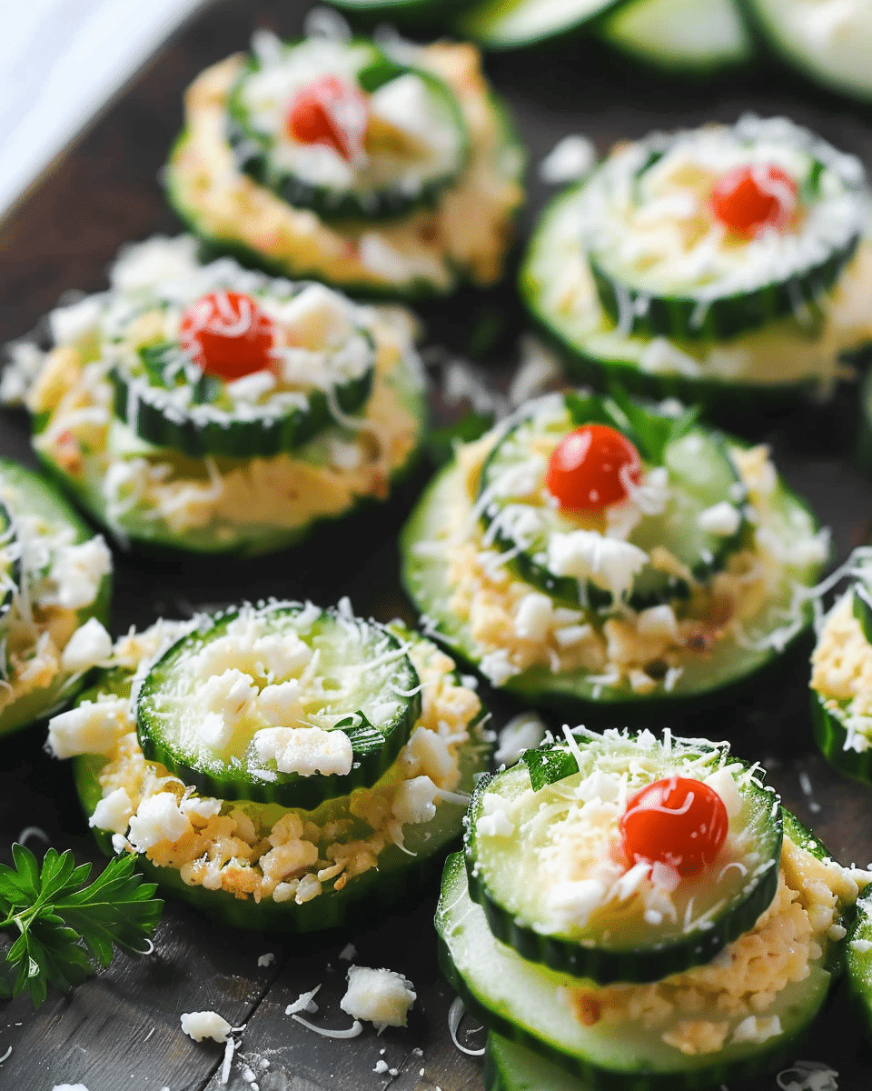 Mediterranean Cucumber Bites