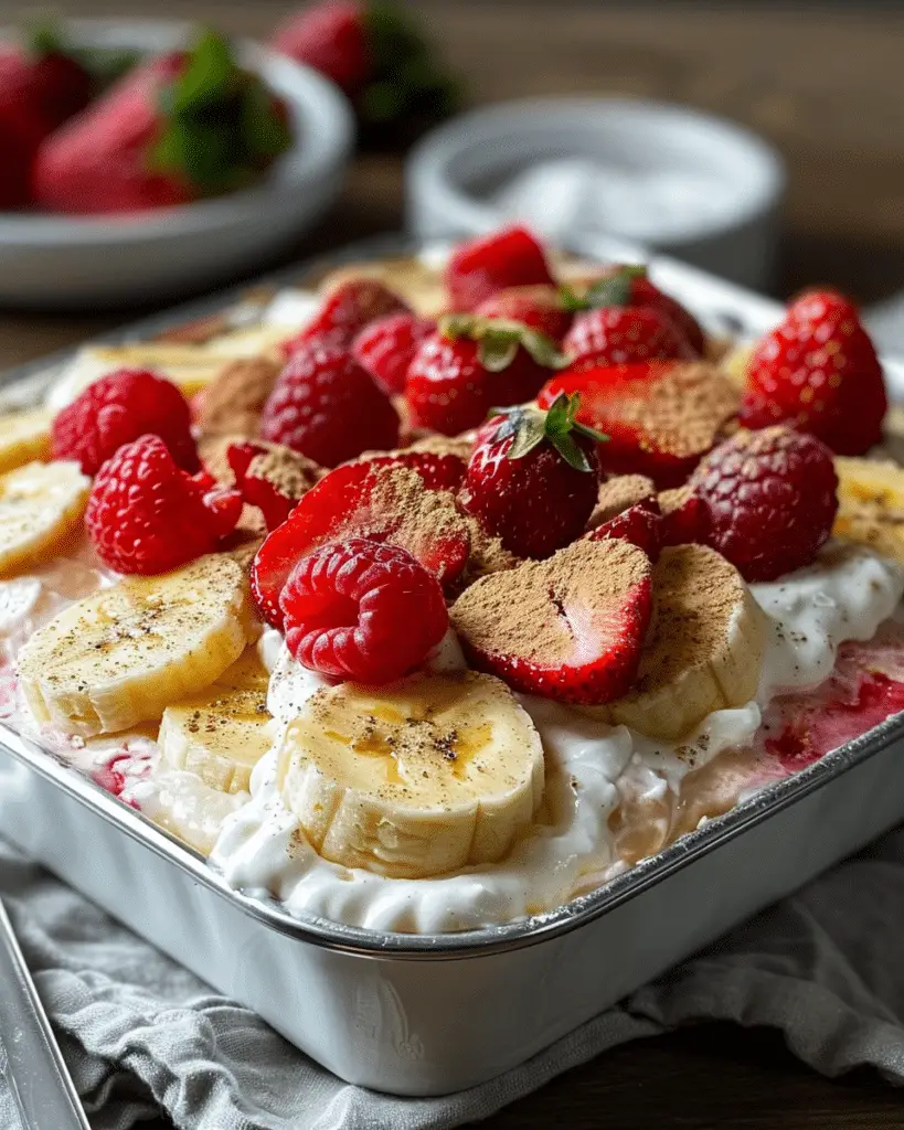 Strawberry Banana Pudding | TheFamilyCooking