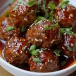 Asian Meatballs Crockpot 