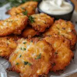 Cheesy Chicken Fritters