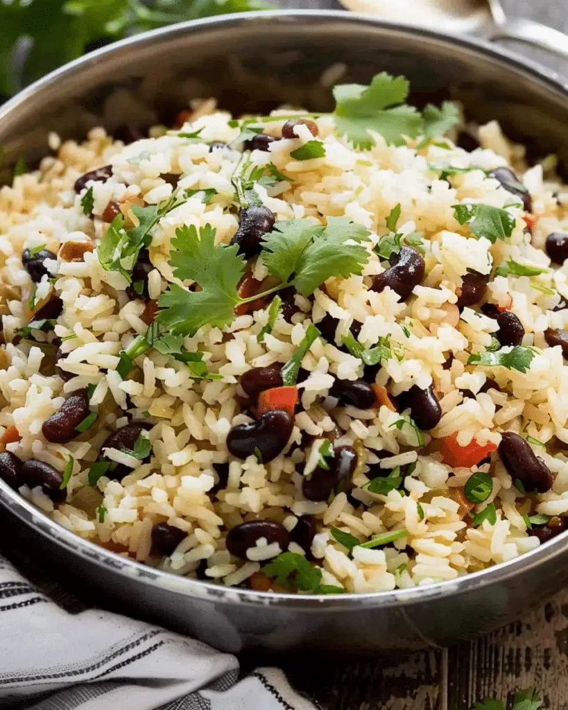 One Pot Rice and Beans | TheFamilyCooking