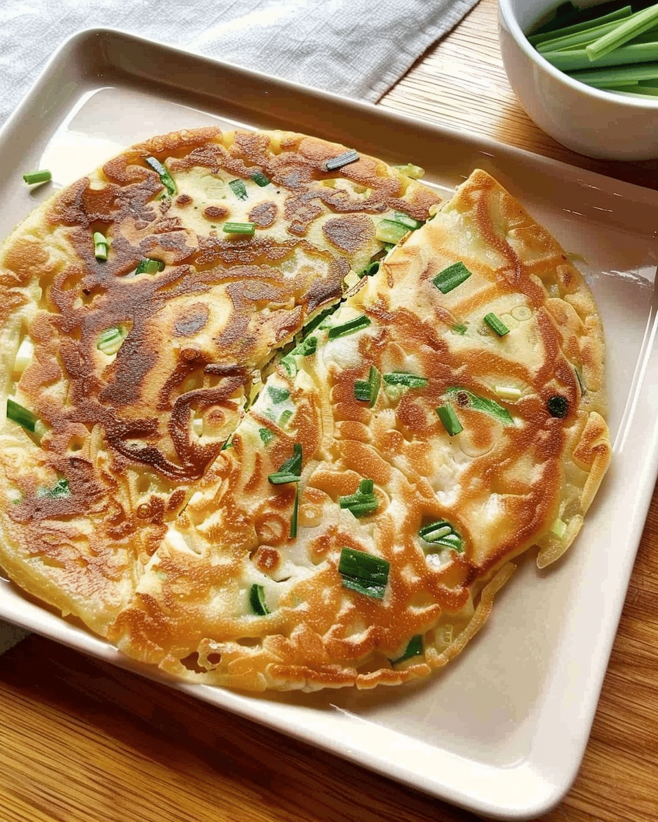 Taiwanese Green Onion Pancake