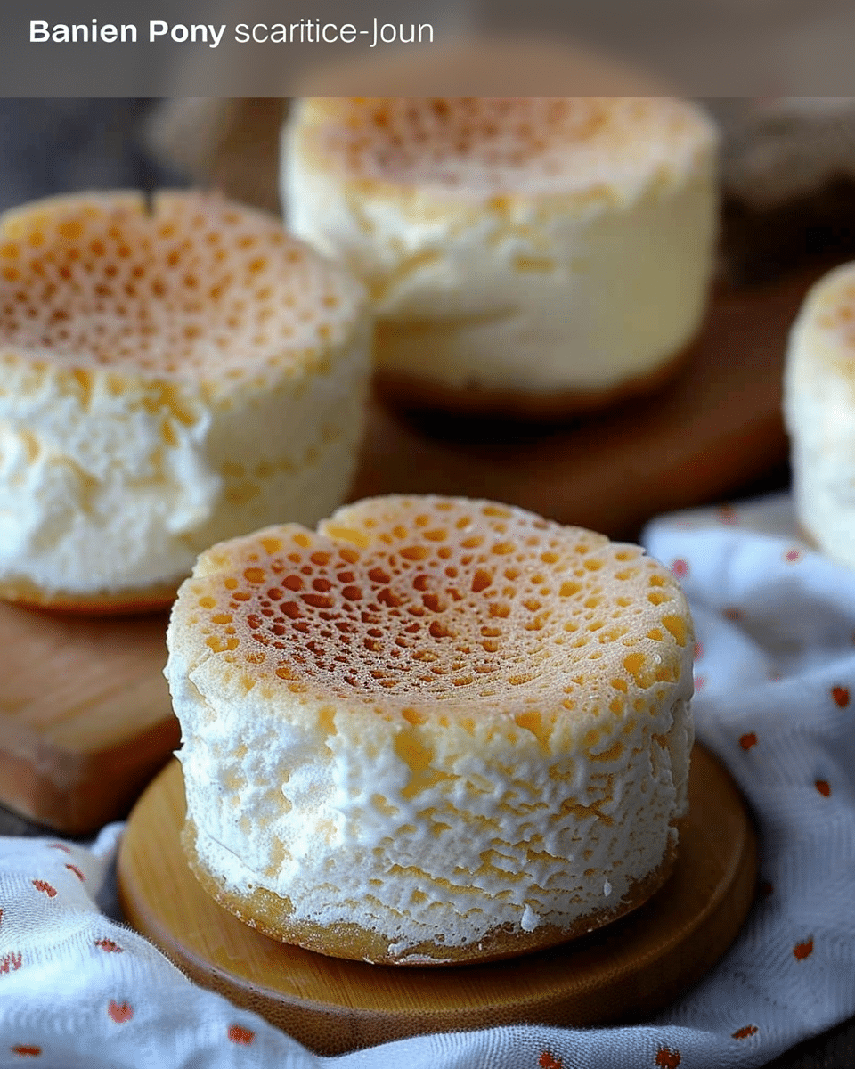 Fluffy Japanese Cotton Cheesecake Cupcakes