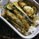 Zucchini Stir Fry with Garlic and Sesame Seeds