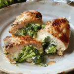 Cream Cheese and Broccoli Stuffed Chicken Breasts