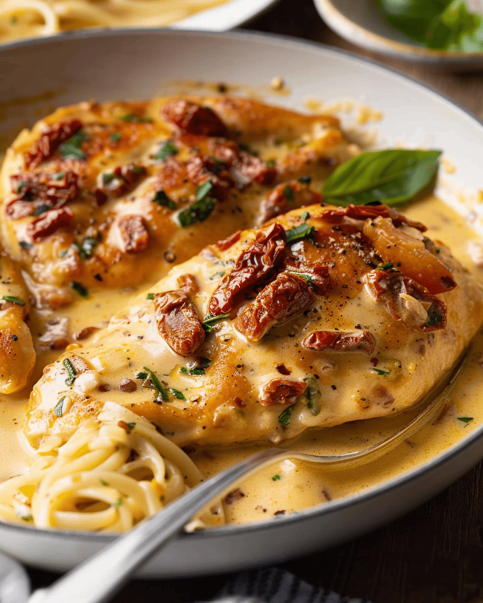 Creamy Chicken with Sun-Dried Tomatoes