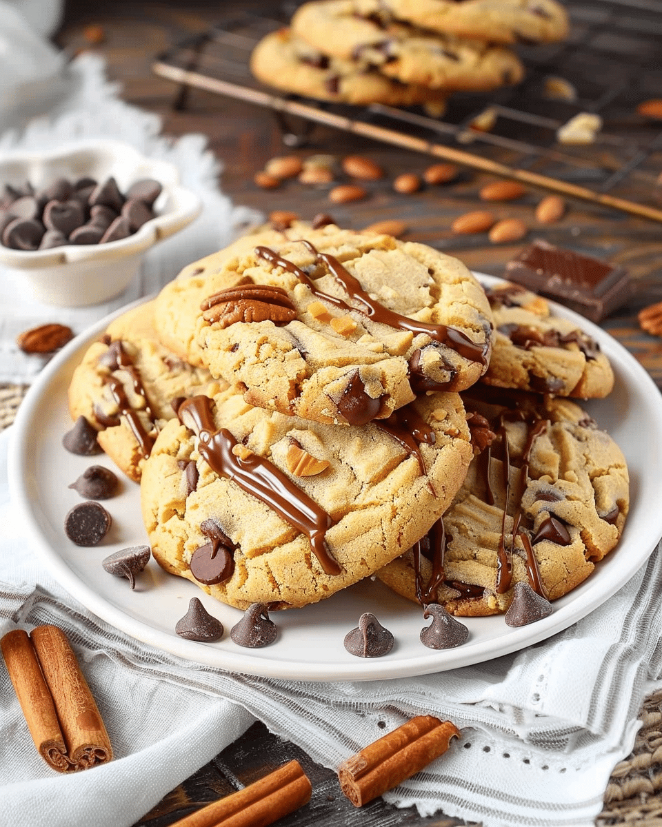 Turtle Chocolate Chip Cookies