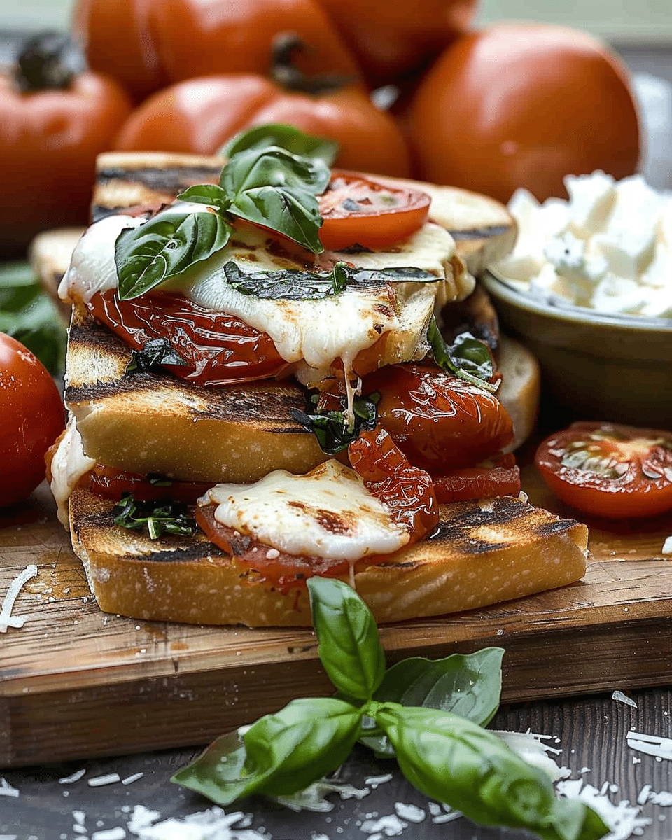 Grilled Margherita Pizza