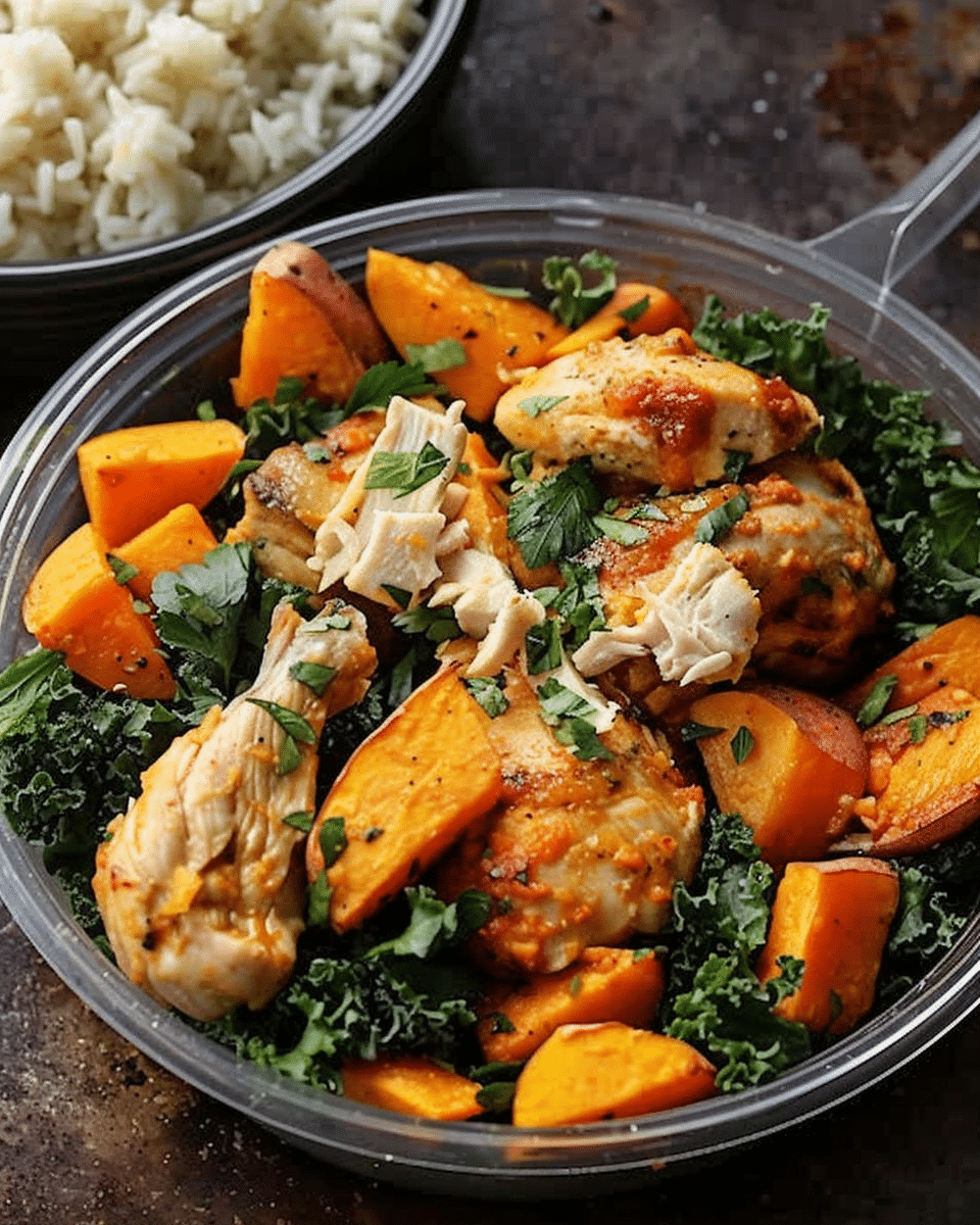 Spicy Chicken and Sweet Potato Meal