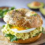 Avocado Egg Bagel Sandwich