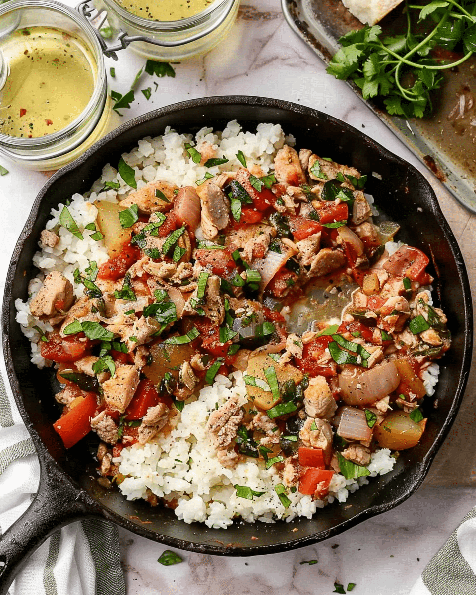 Italian Turkey Skillet