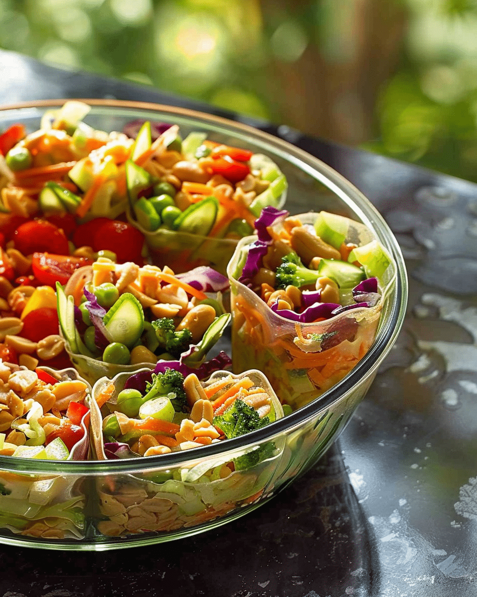 Thai Salad with Peanut Dressing
