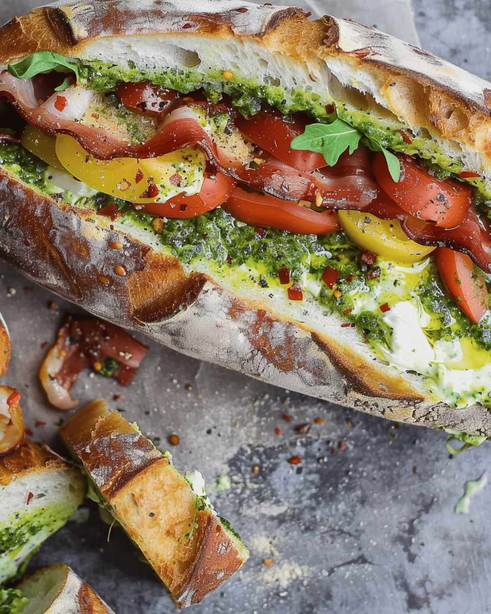 BLT with Pesto Aioli