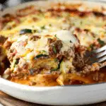 Keto Zucchini Lasagna Skillet