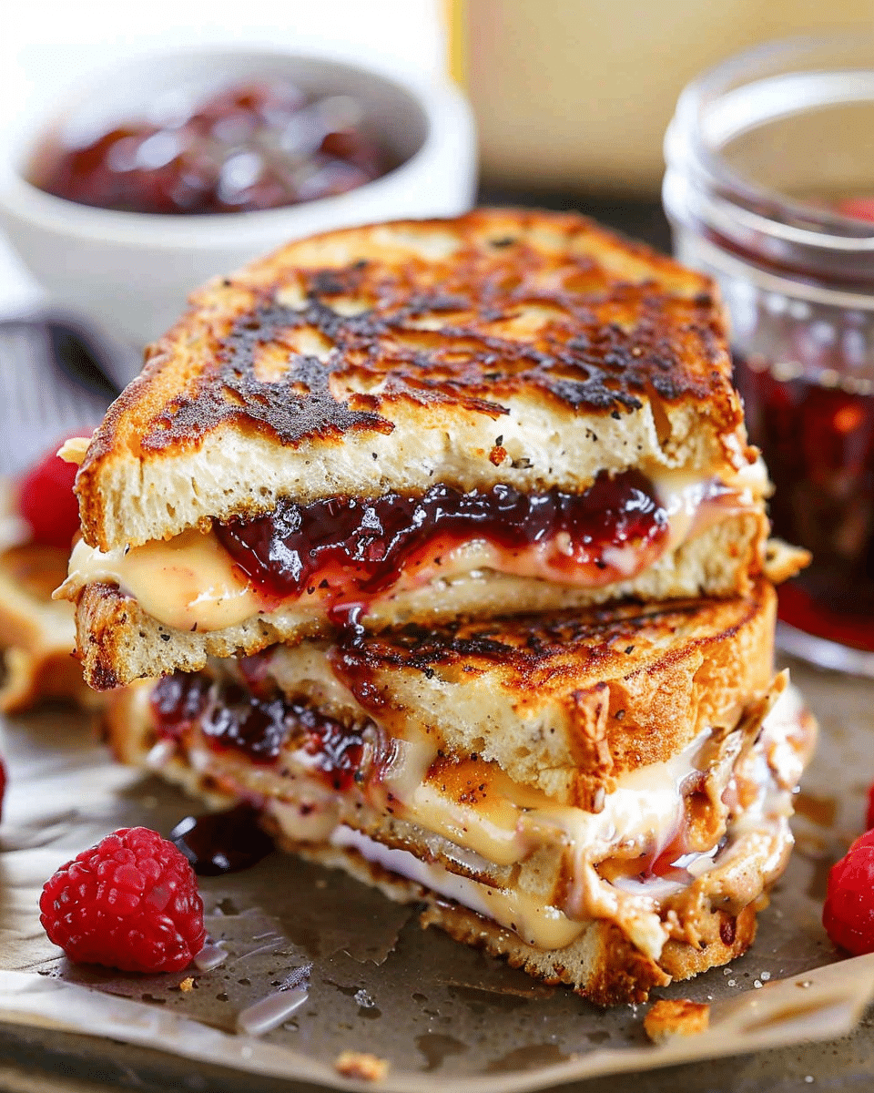 Peanut Butter Jelly Grilled Cheese