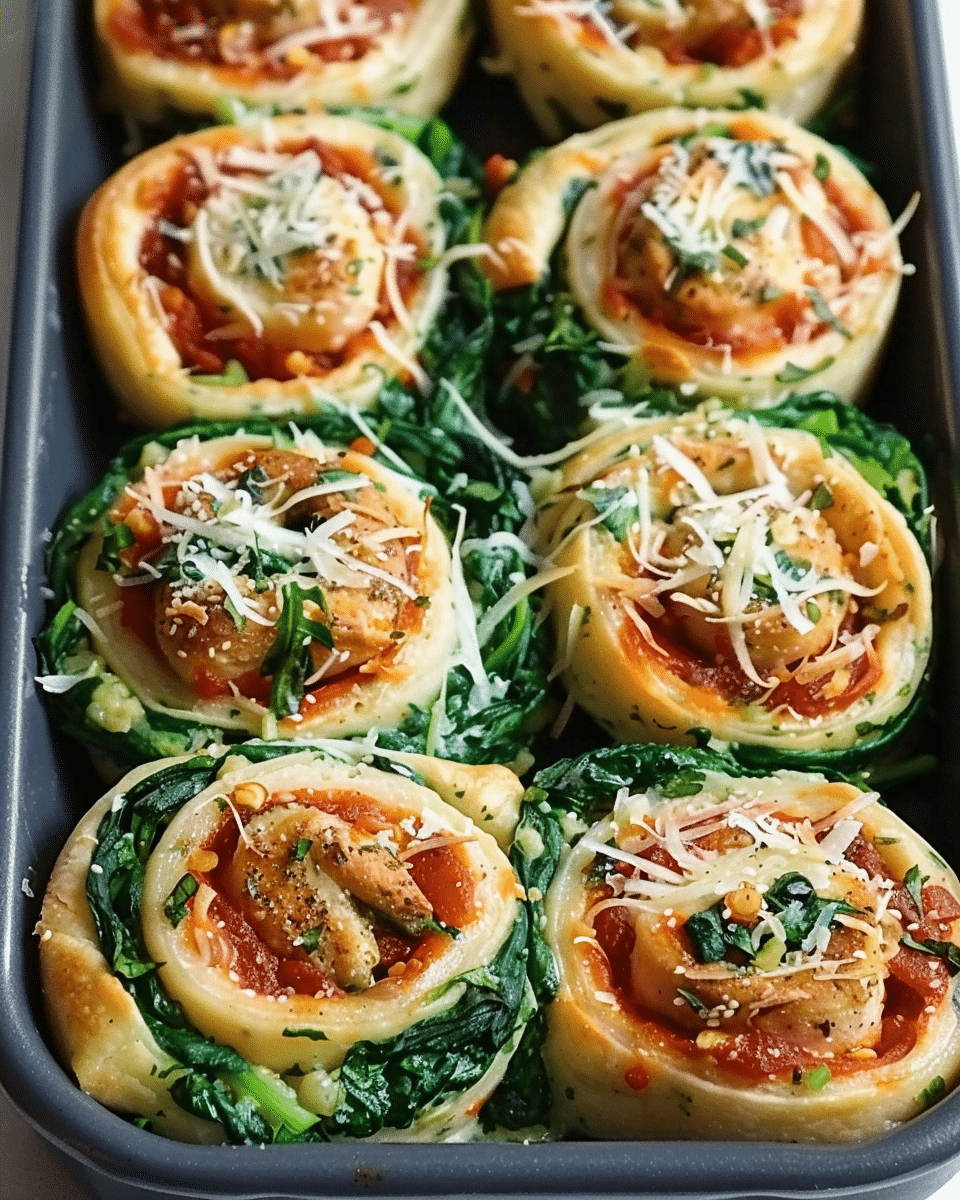 Turkey Spinach Pinwheels