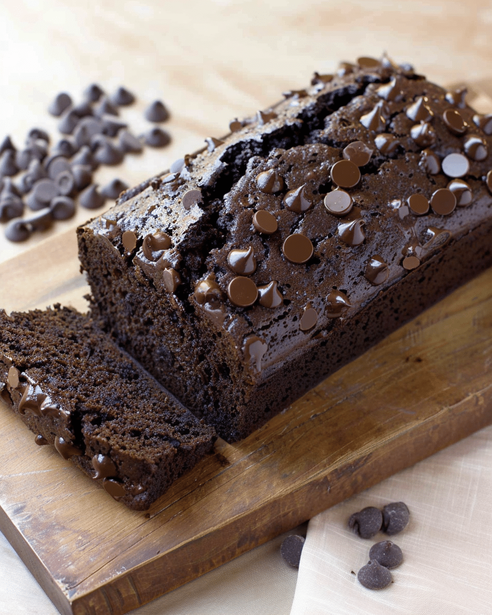 Double Chocolate Banana Bread
