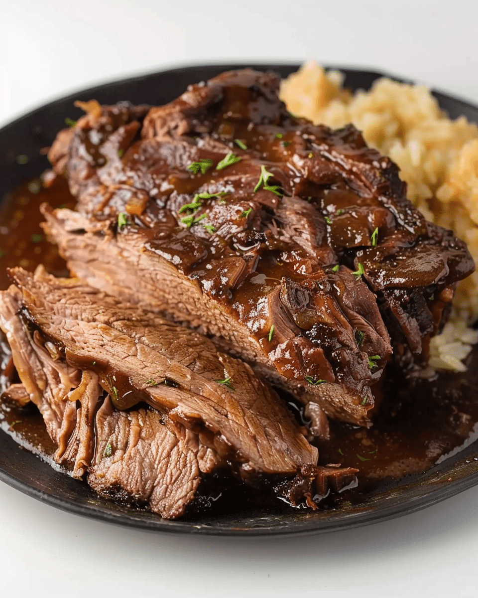 Slow Cooker Balsamic Beef Roast