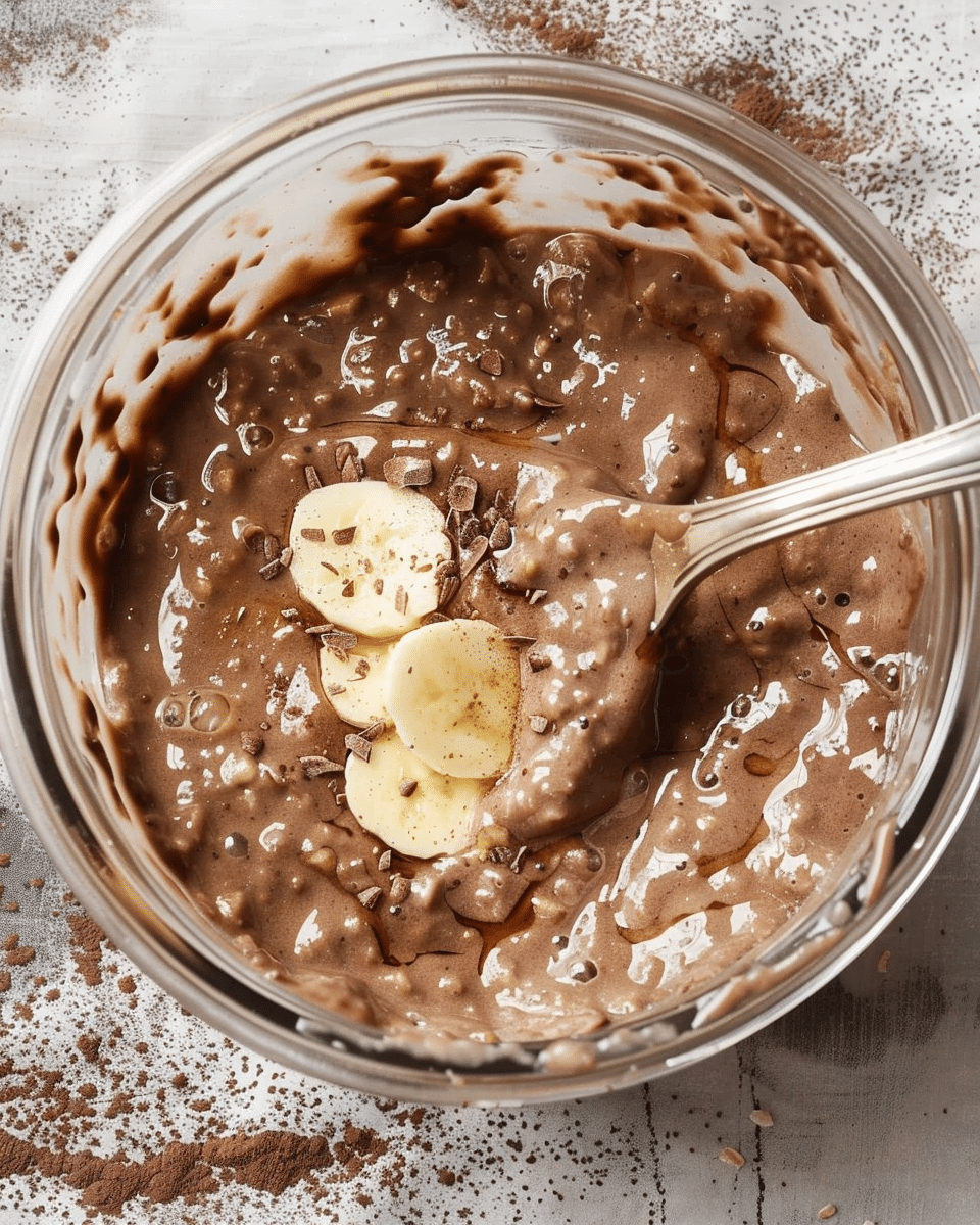 Chocolate Protein Overnight Oats