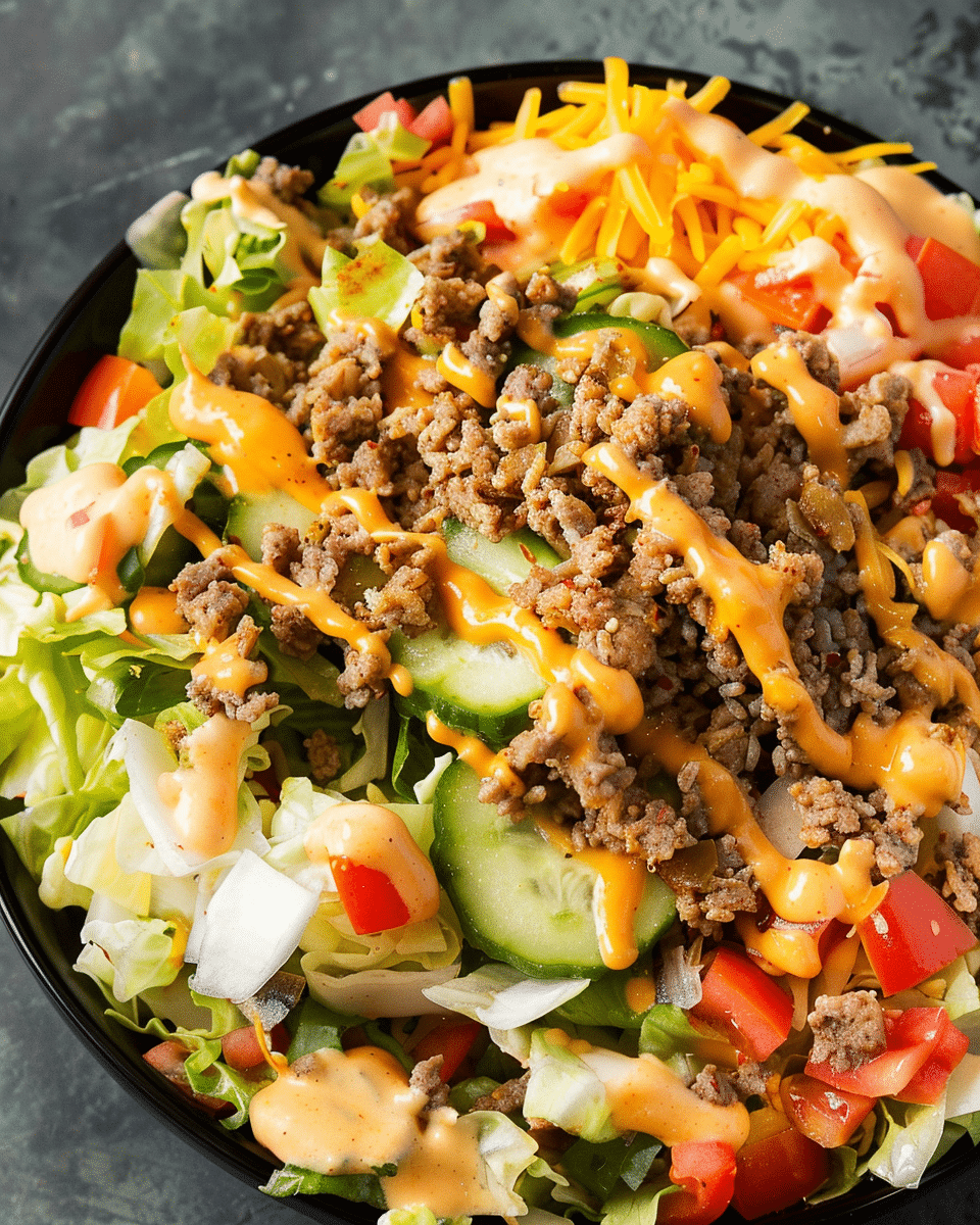 Copycat Big Mac Salad