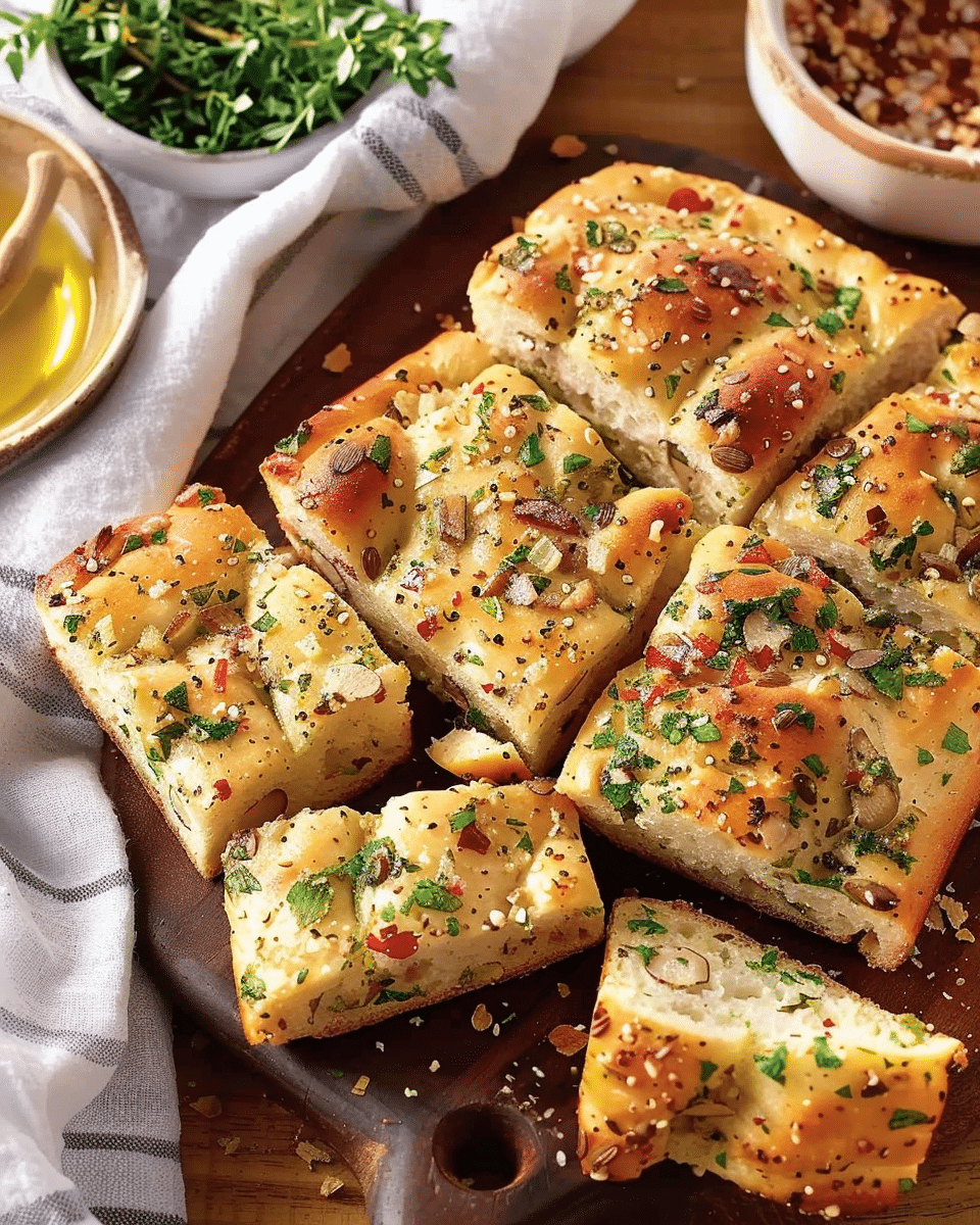 Garlic Multigrain Bread