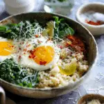 Savory Breakfast Bowl with Parmesan