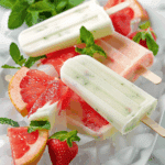 Grapefruit Mint Popsicles