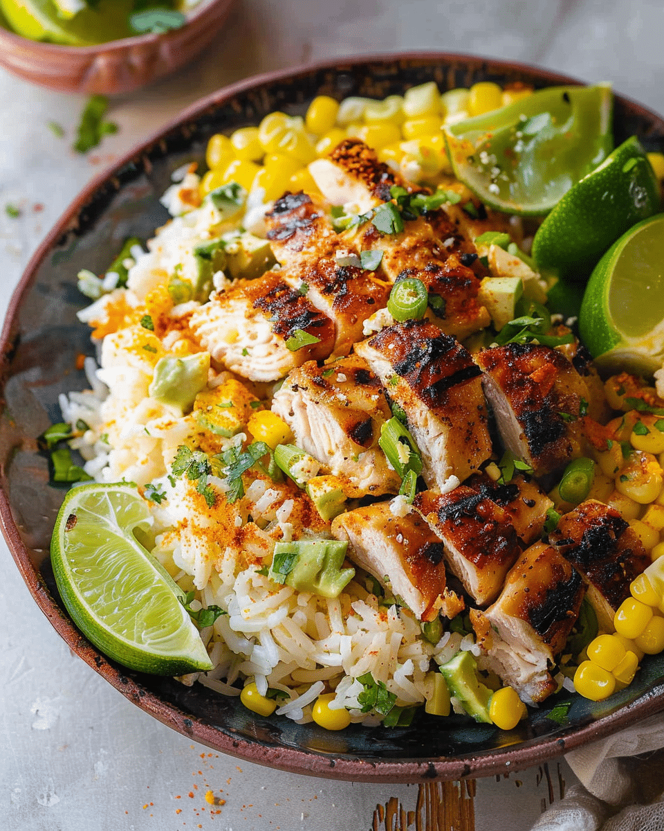 Street Corn Chicken Rice