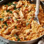 One Pan Chicken Orzo