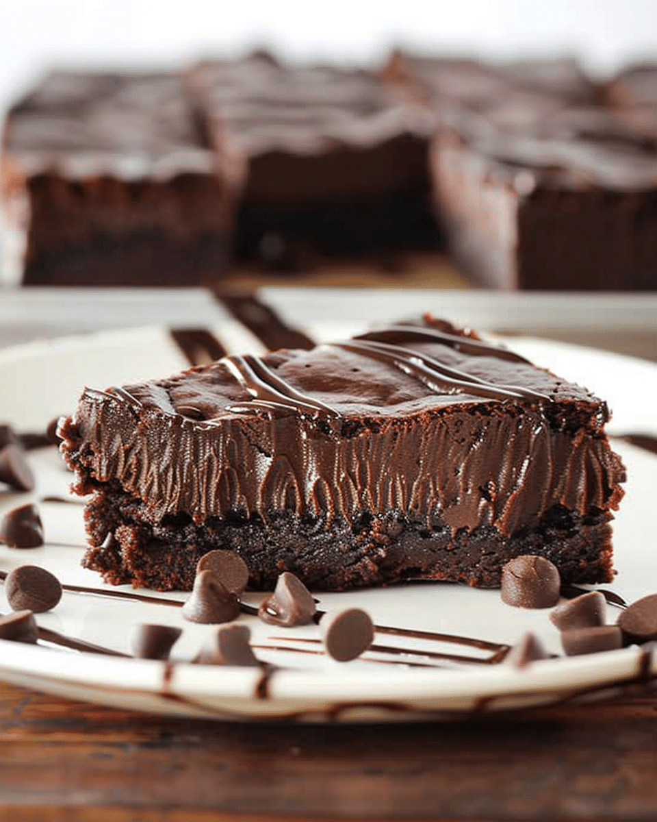 Healthy 3-Ingredient Brownies