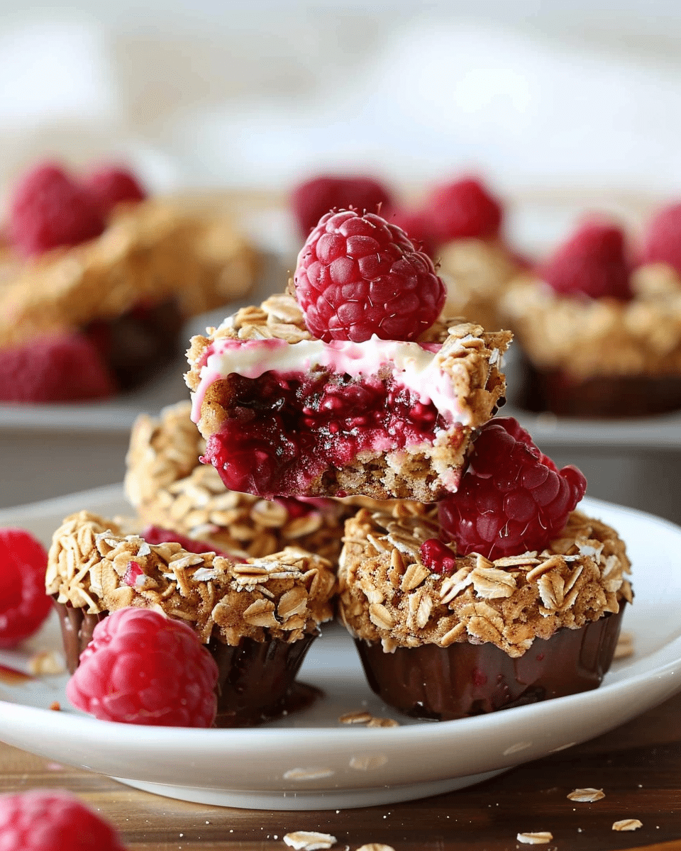 Oatmeal Raspberry Cups
