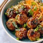 Asian Glazed Turkey Meatballs