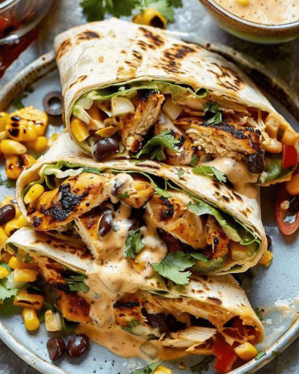 Southwest Chicken Wrap
