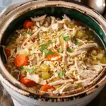 Slow Cooker Grandma’s Turkey Noodle Soup